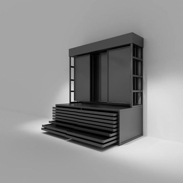 Rak Pajangan Batu Laci Datar Tugas Berat